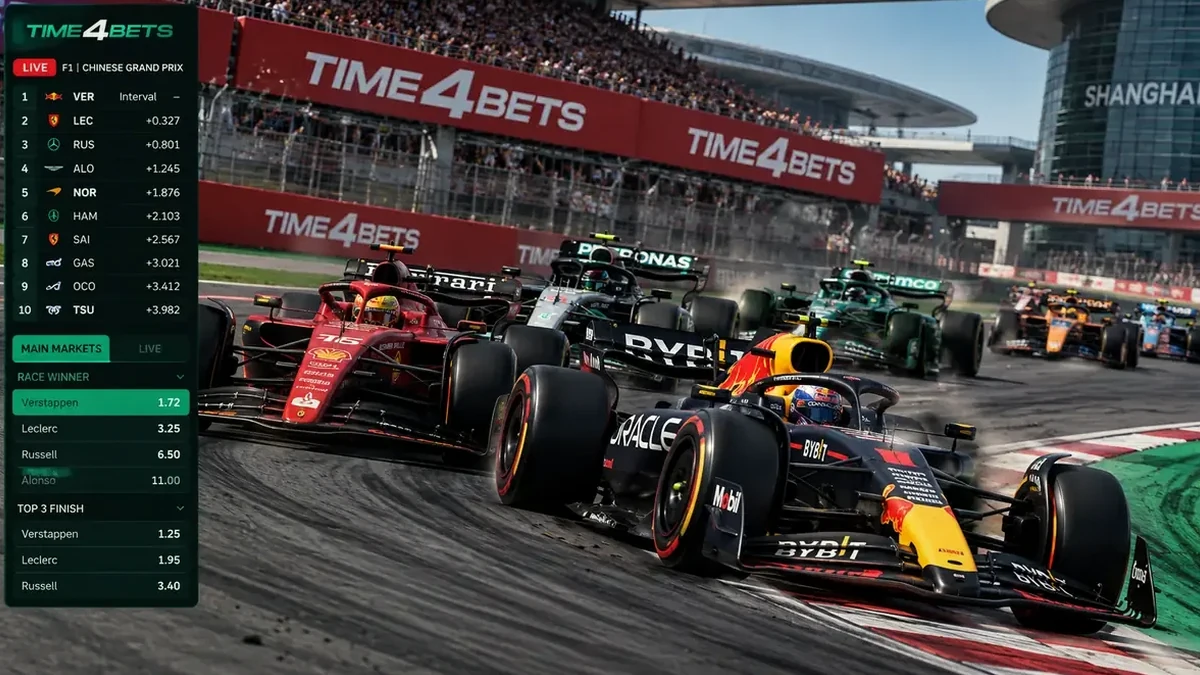 Formula One racing cars at the circuit during the Abu Dhabi Grand Prix