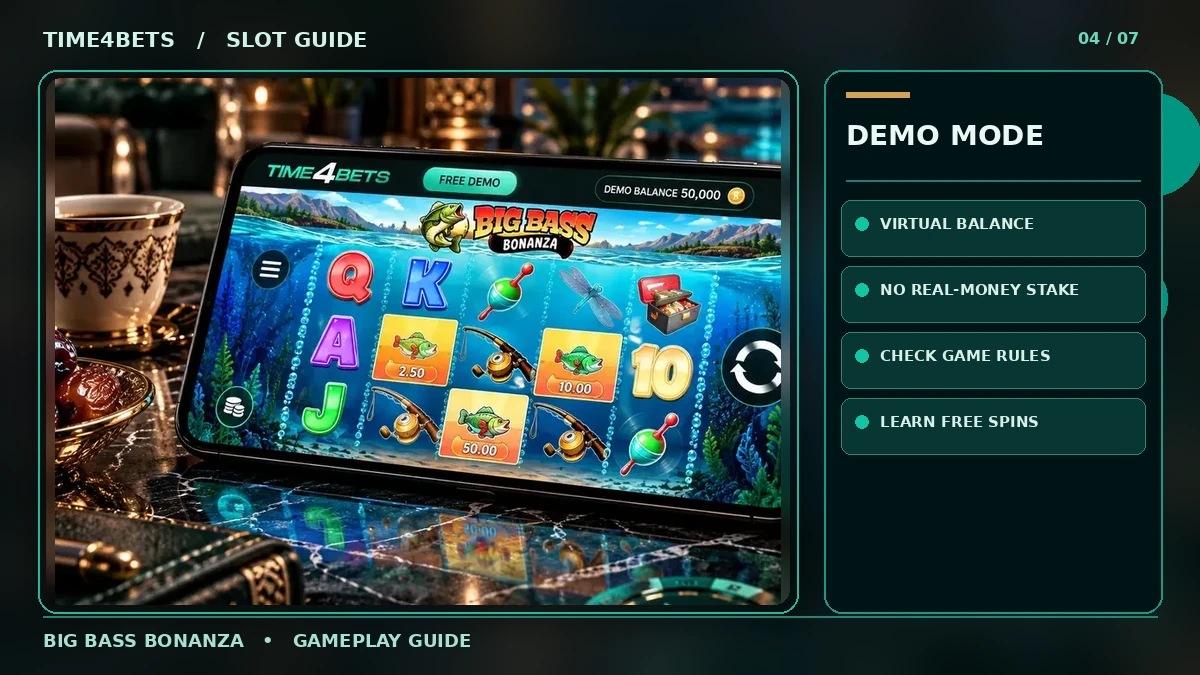 Big Bass Bonanza free demo interface