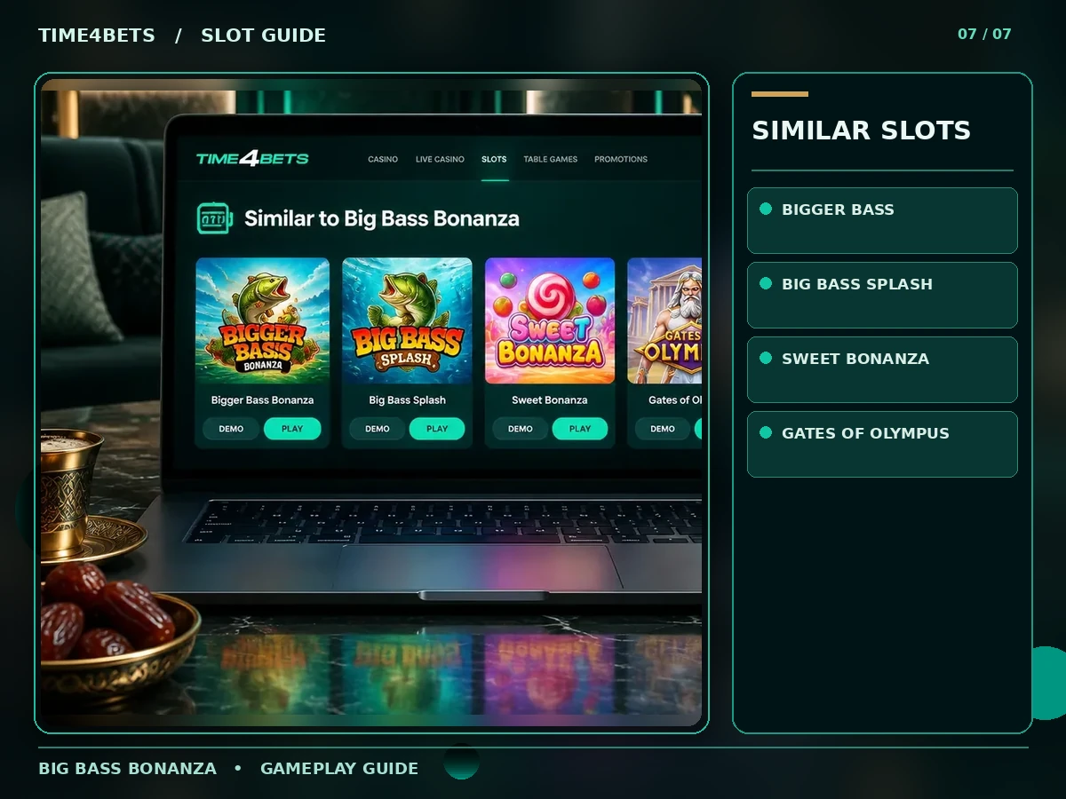 Big Bass Bonanza related slot games