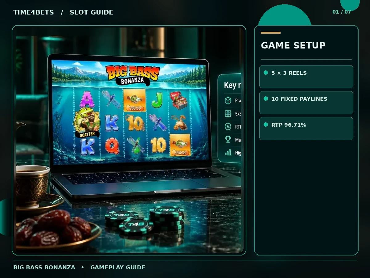 Classic Big Bass Bonanza slot overview