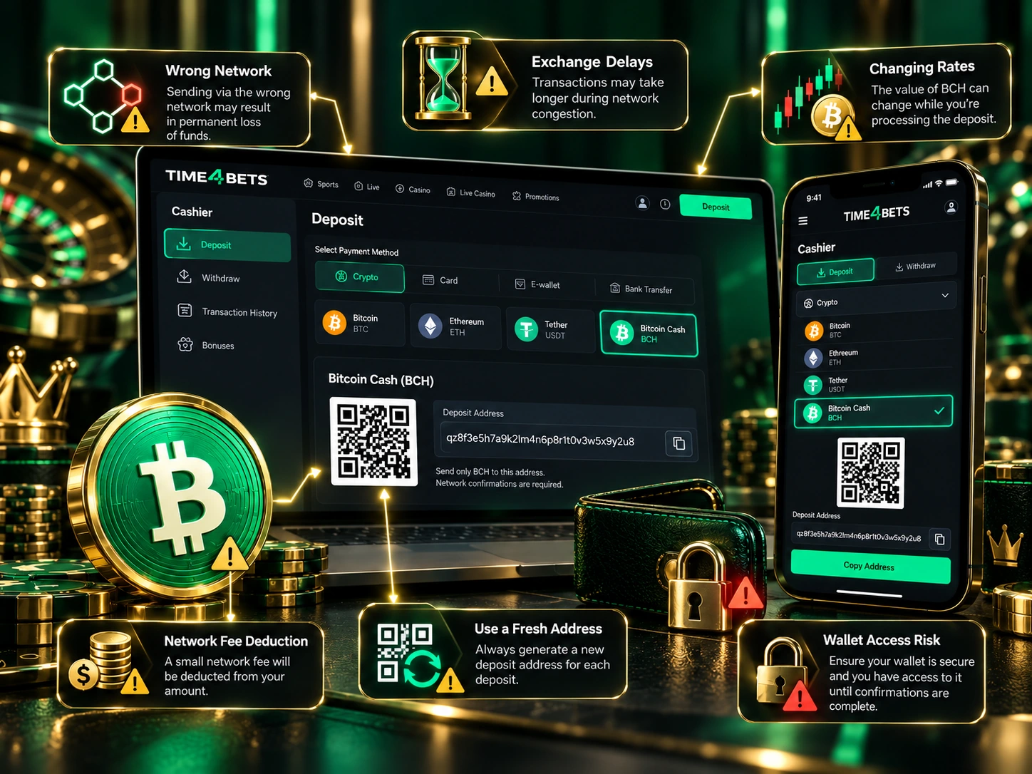 Bitcoin Cash Deposit Safety and Transfer Risks