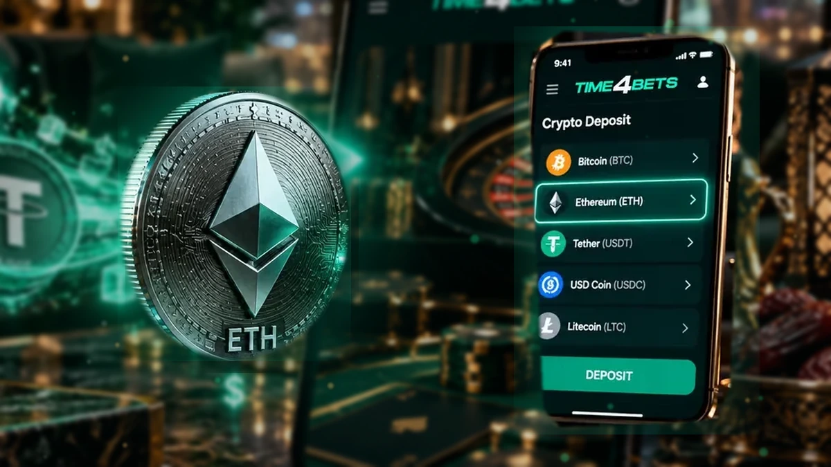 Ethereum payments for Time4Bets casino funding