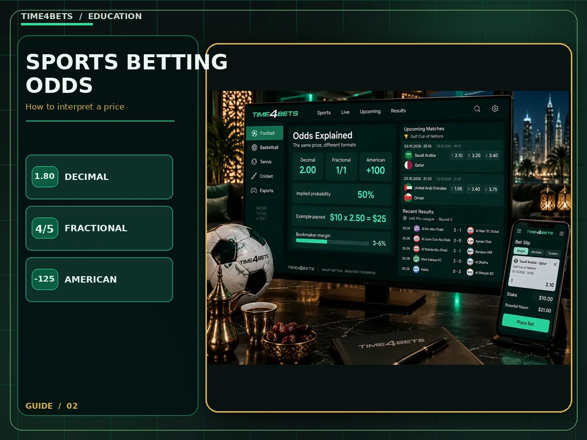 Sports betting odds formats and implied probability explained