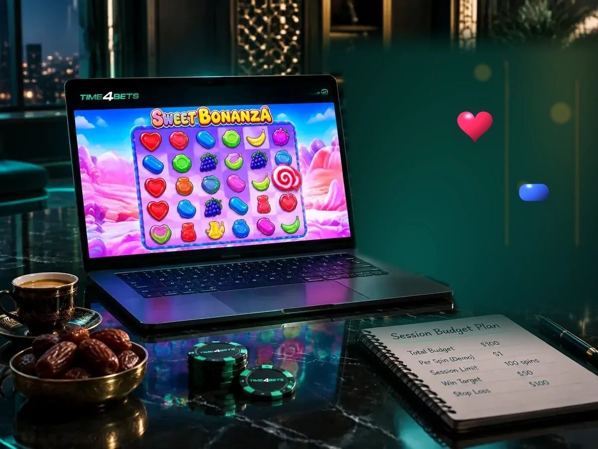 Sweet Bonanza casino gameplay with personal session budget