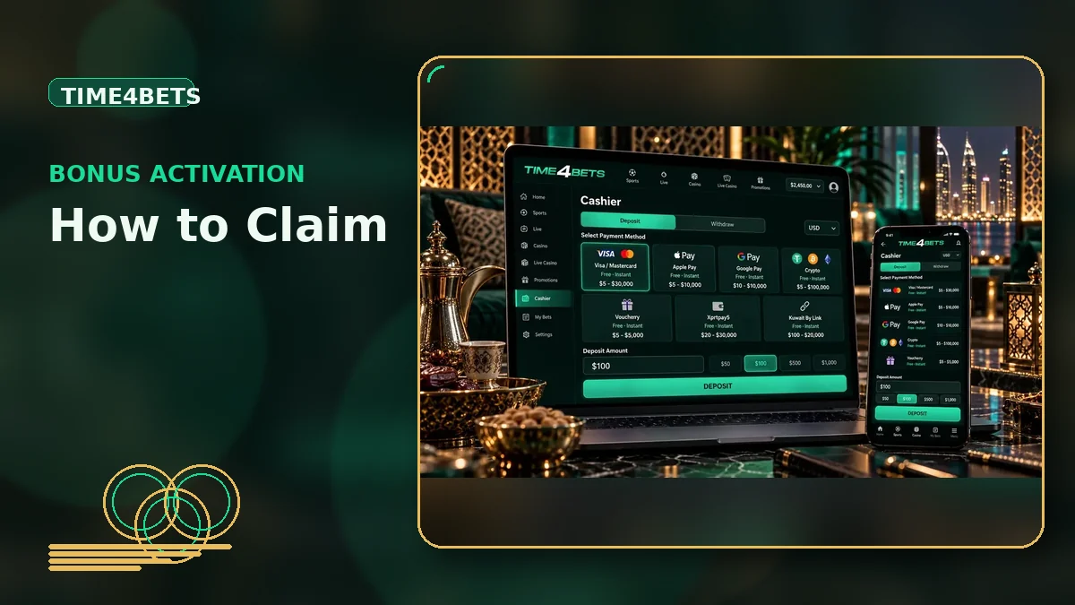 How to Activate a Time4Bet Bonus