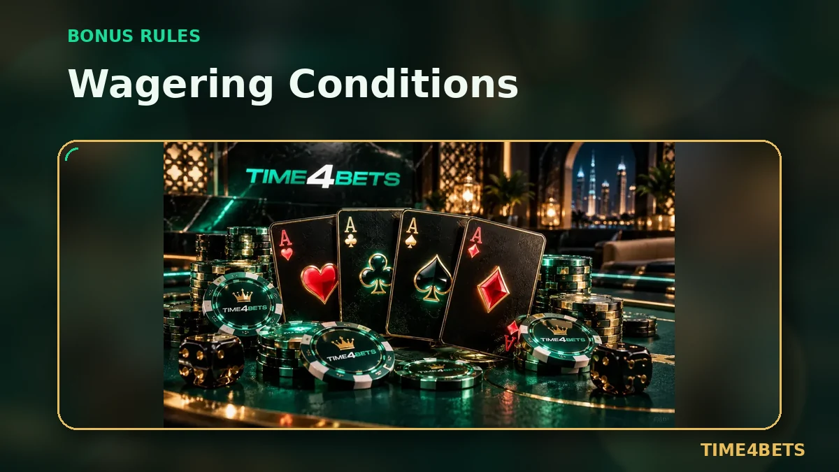Time 4 Bets Bonus Wagering Rules