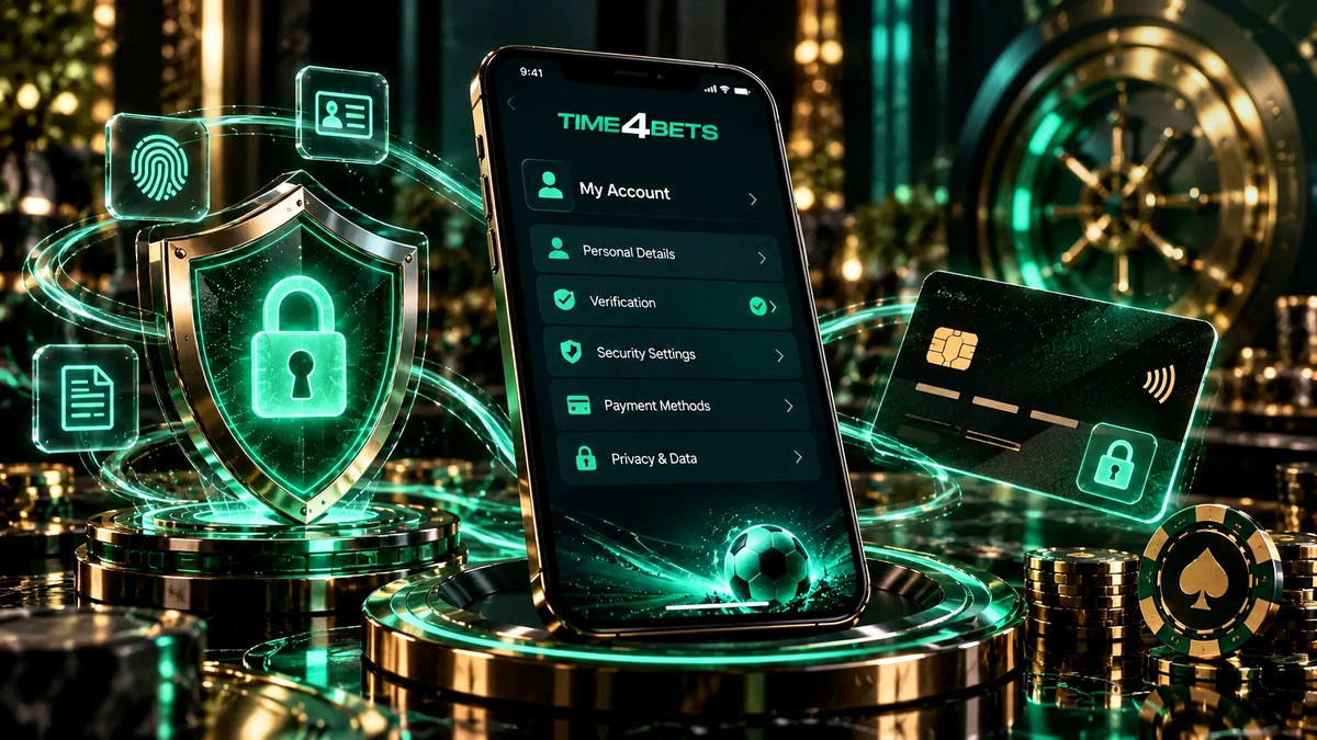 Email and phone confirmation for a Time4Bets account