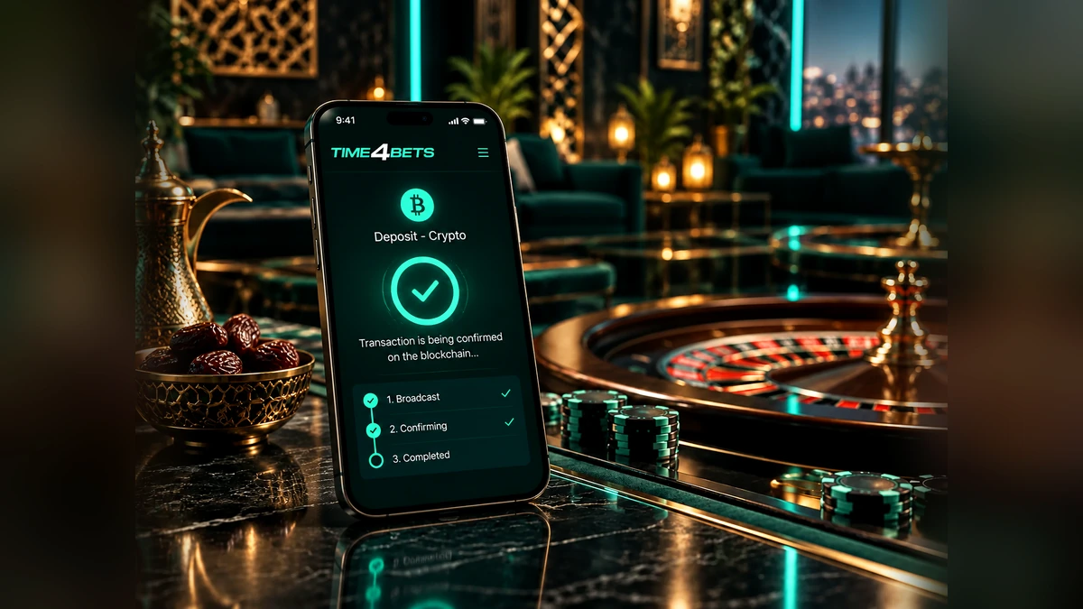 Time4Bets cashier with first deposit and payment options