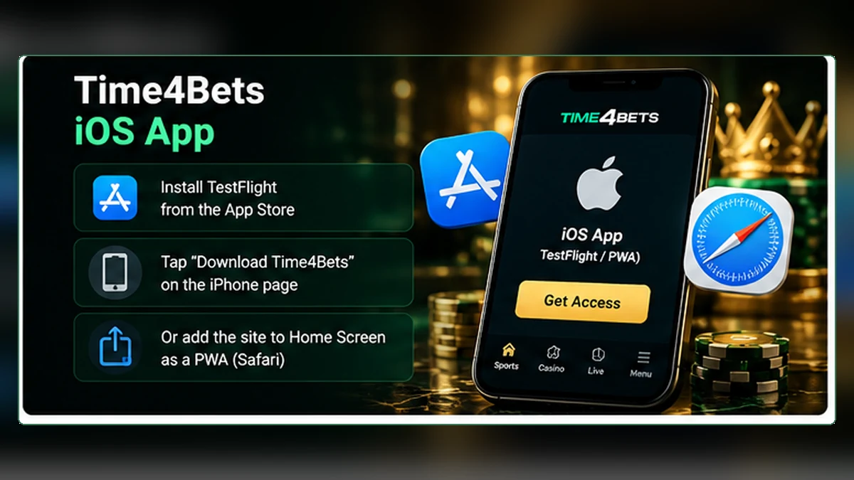 Time4Bets iOS app and TestFlight installation