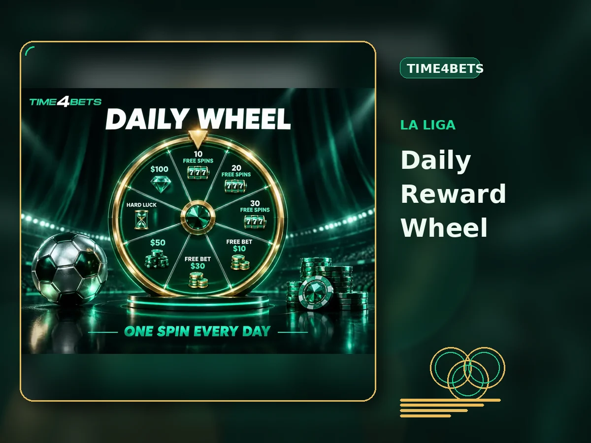 La Liga Daily Wheel Free Spins and Free Bets