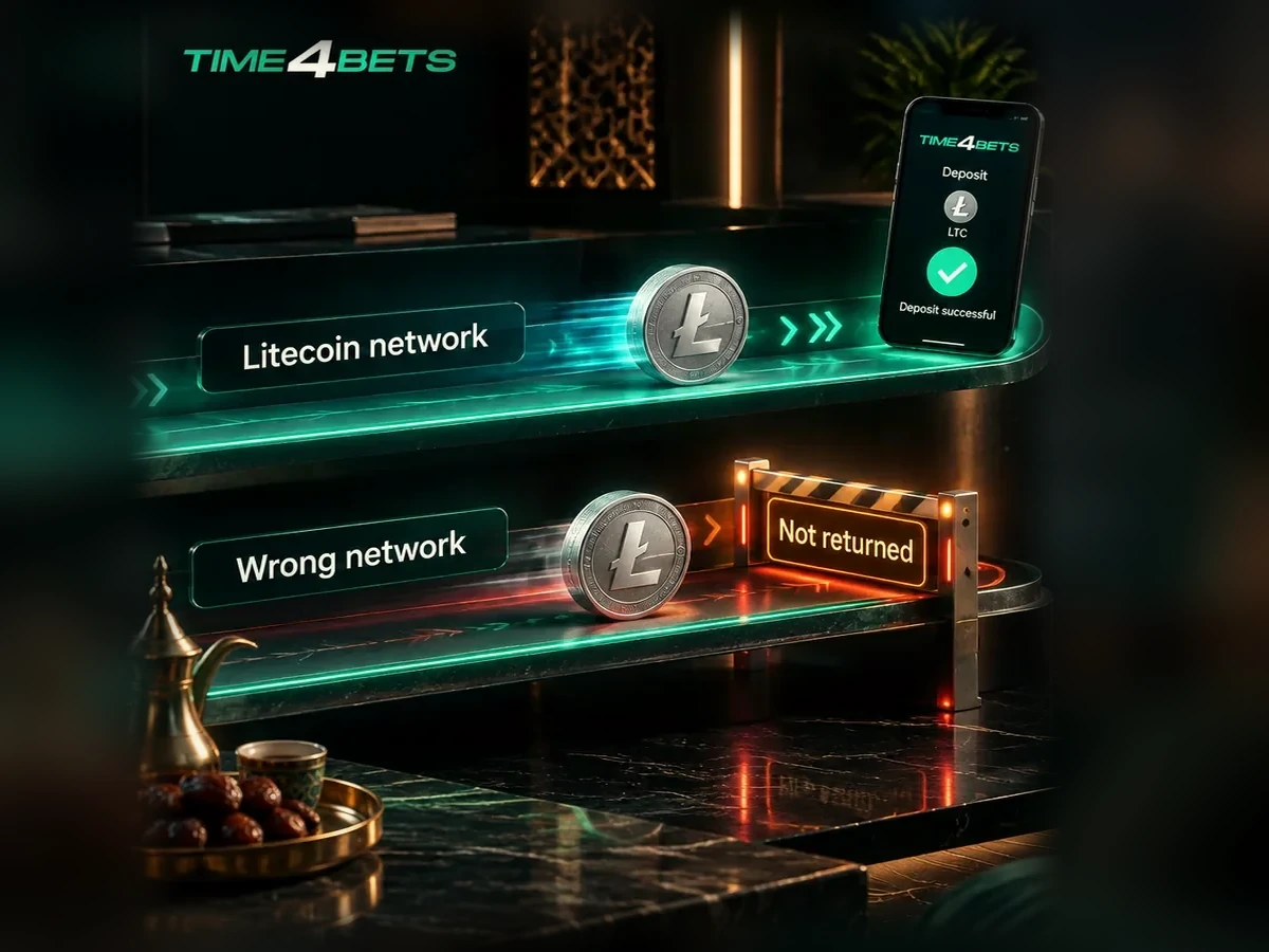 Litecoin transfer security and network selection
