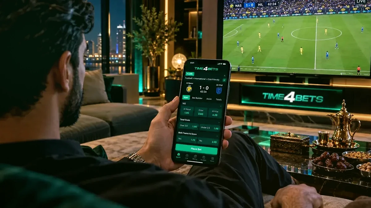 Live football odds updates and in-play betting on Time4Bets