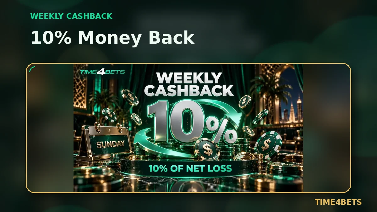 Cashback Weekly 10% Money Back